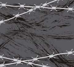 barbed wire