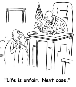 Judge rules on case with a simple slogan