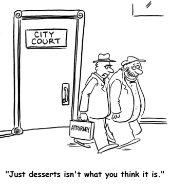 Lawyer warns dumb client he did not get easy sentence