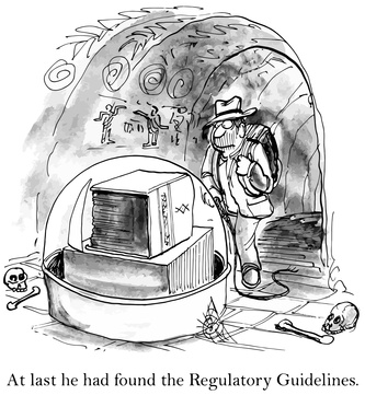 At last he had found the Regulatory Guidelines.